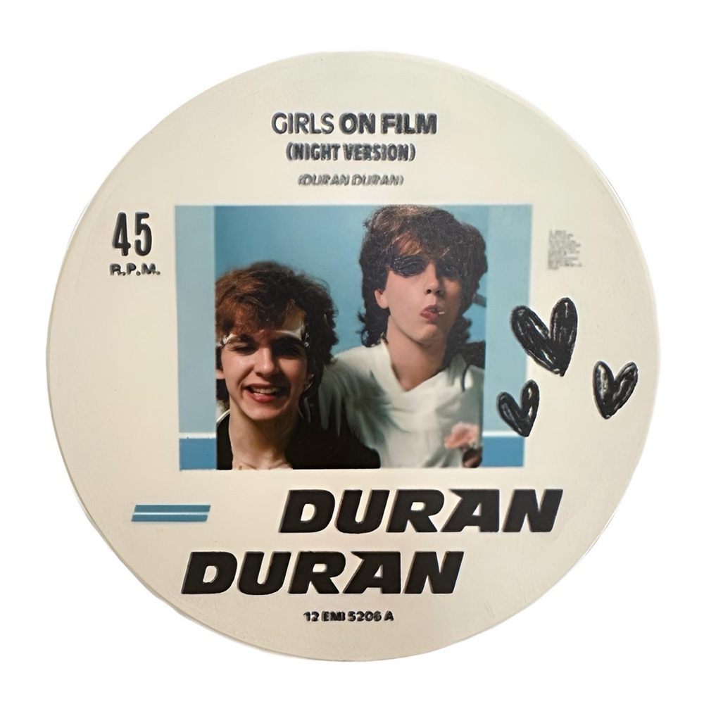 Duran Duran Girls On Film Record Vinyl Vintage Coster Wall Decor